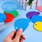 Aoriher Colorful Plastic Balloon Weights Balloon Shaped Weights for Party Celebration Decoration Supplies, White Purple Red Green Yellow Blue Pink (36 Pcs)